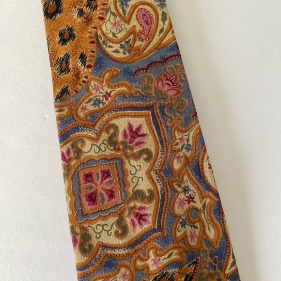 Tango Other - Vintage‎ Tango By Max Rabb 100% Cotton Paisley Patchwork Multi Color Men’s Tie